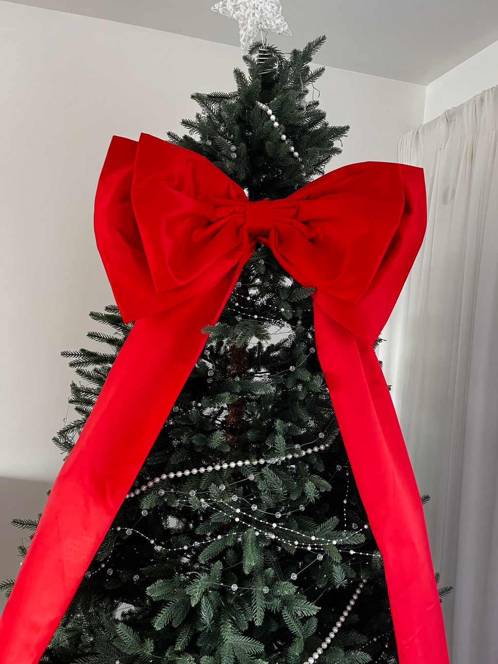 Christmas Red Large Bow