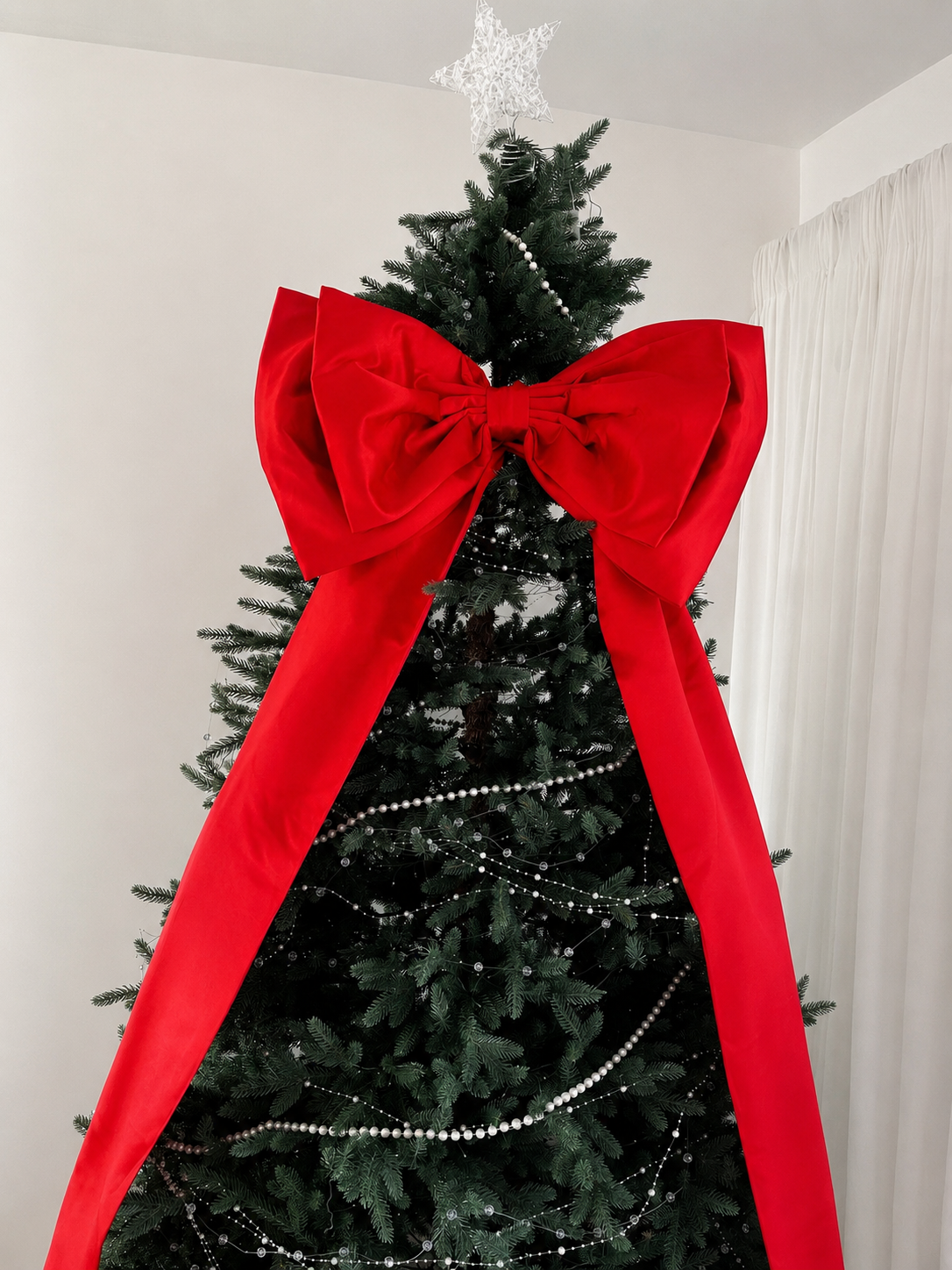 Christmas Red Large Bow