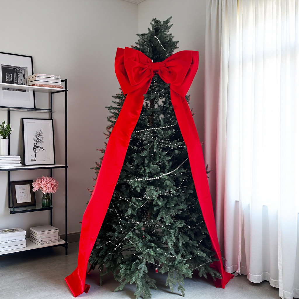 Christmas Red Large Bow