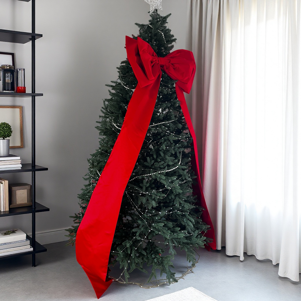 Christmas Red Large Bow