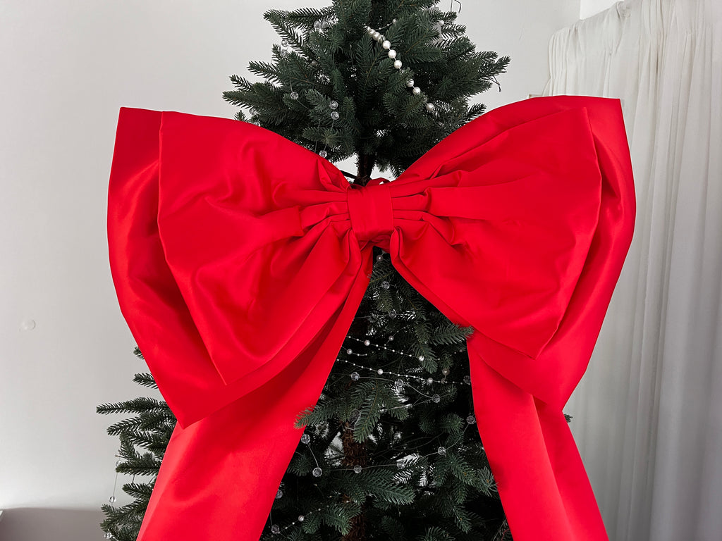 Christmas Red Large Bow